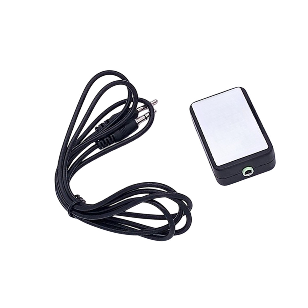 3.5mm Audio Ground Loop Isolator Compact PVC Housing for In-Car and Field Use