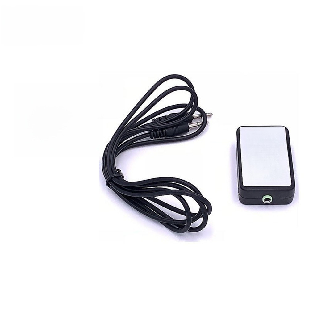 3.5mm Audio Ground Loop Isolator Compact PVC Housing for In-Car and Field Use