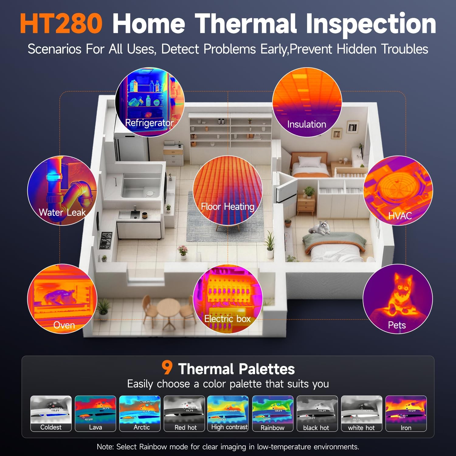 FOXWELL HT280 Thermal Imaging Infrared Camera 320 X 240 2.8″ LCD Screen