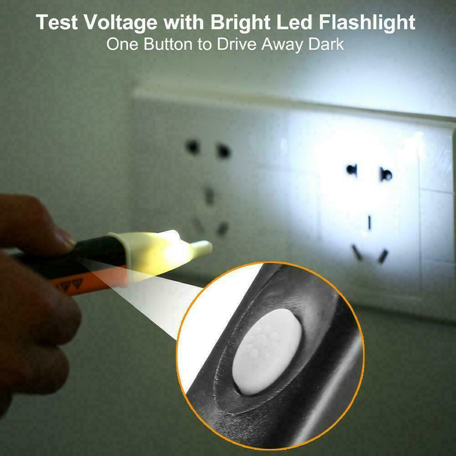 Voltage Electricity Tester Volt Detector Test Pen AC Non-Contact Sensor 90-1000V
