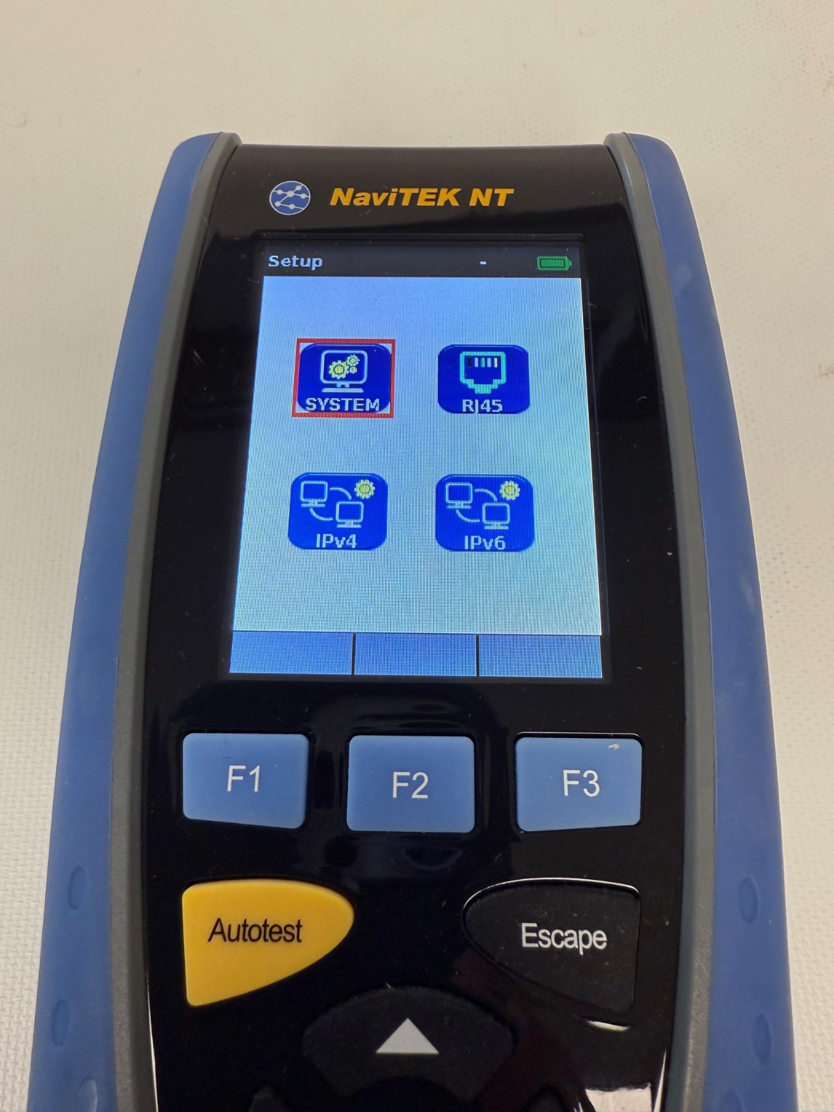 IDEAL NETWORKS R153001 NAVITEK NT CABLE NETWORK TESTER NON TOUCHSCREEN W/CASE