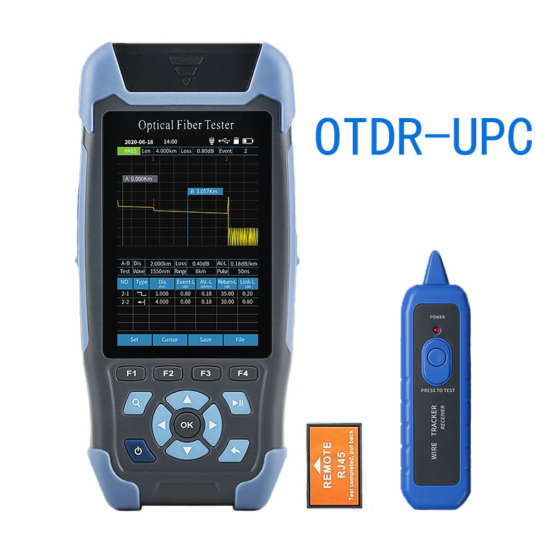 1310/1550nm Mini OTDR 24dB/22dB Built in OPM/OLS / RJ45 Test/VFL FTTH test tools