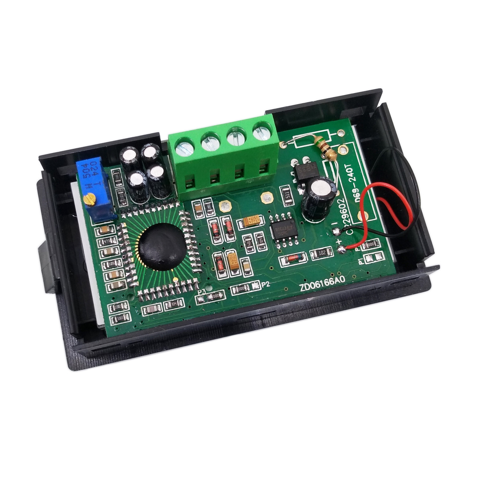 US Stock Blue LCD Digital AMP Current Panel Meter Ammeter AC 200A & Shunt