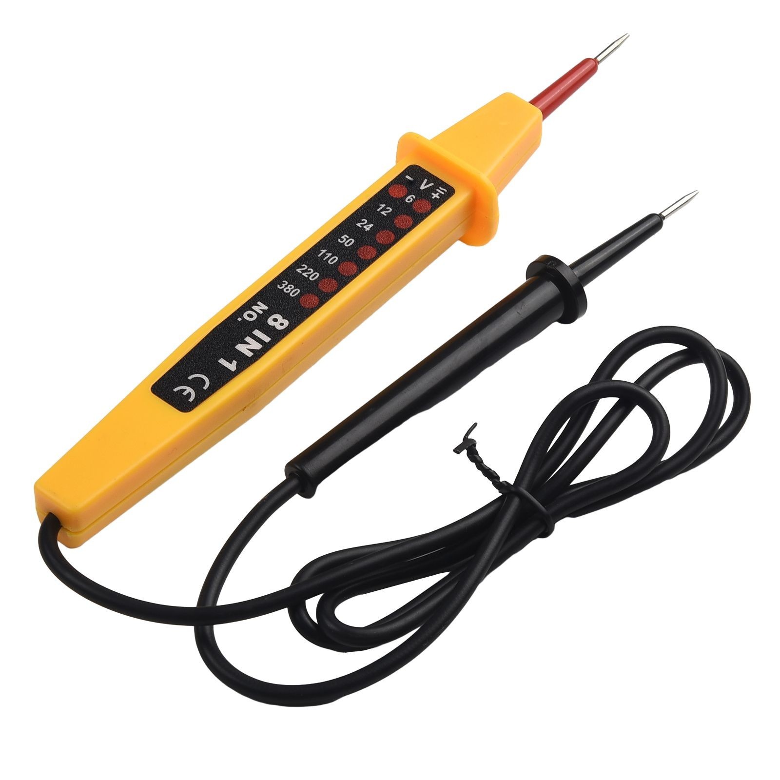 8 In1 Voltage Tester Voltage Tester Plastic 110 – 220 – 380VAC 148*17*26mm