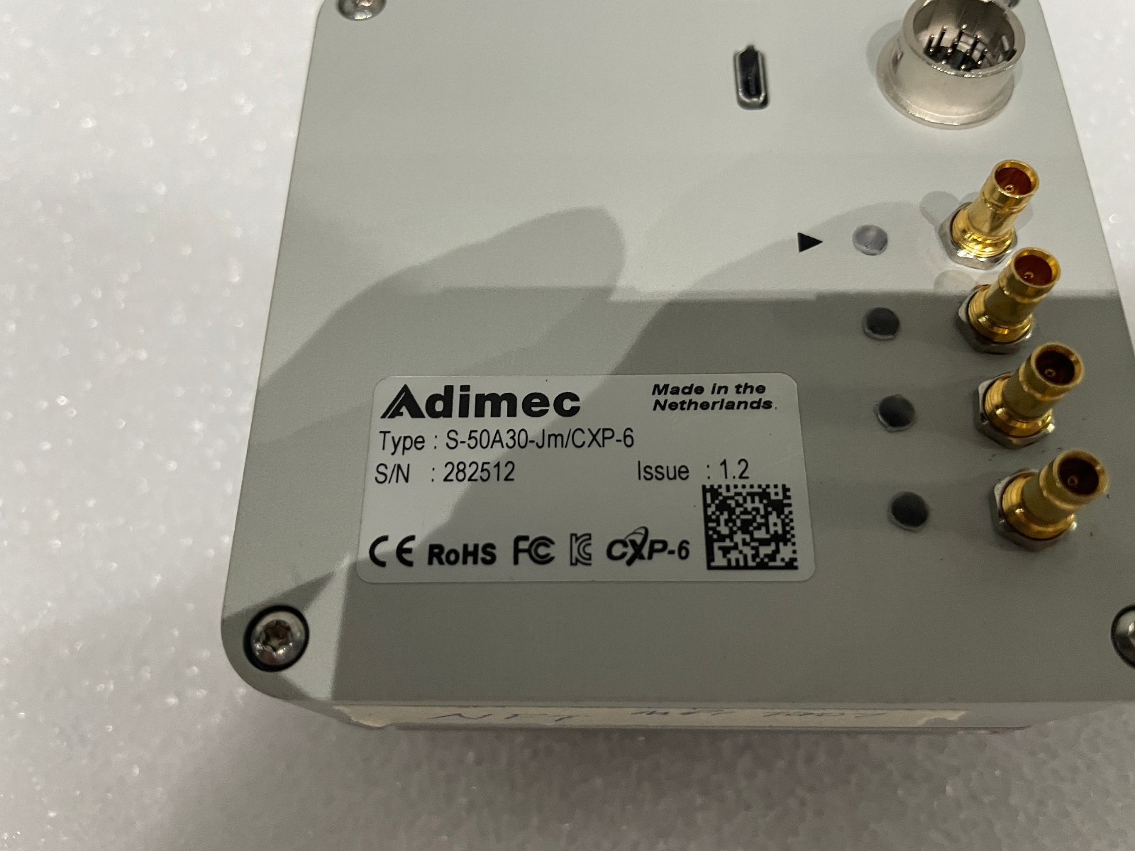 Adimec S-50A30-Jm/CXP-6 High Resolution Metrology Camera