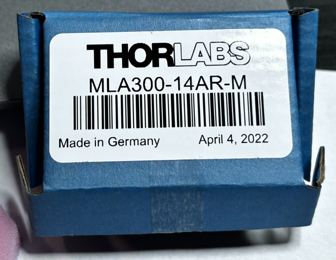 THORLABS Ø1″ Mounted Lens Array, 400 – 900 nm AR Coating, Pitch = 300 µm, f = 14