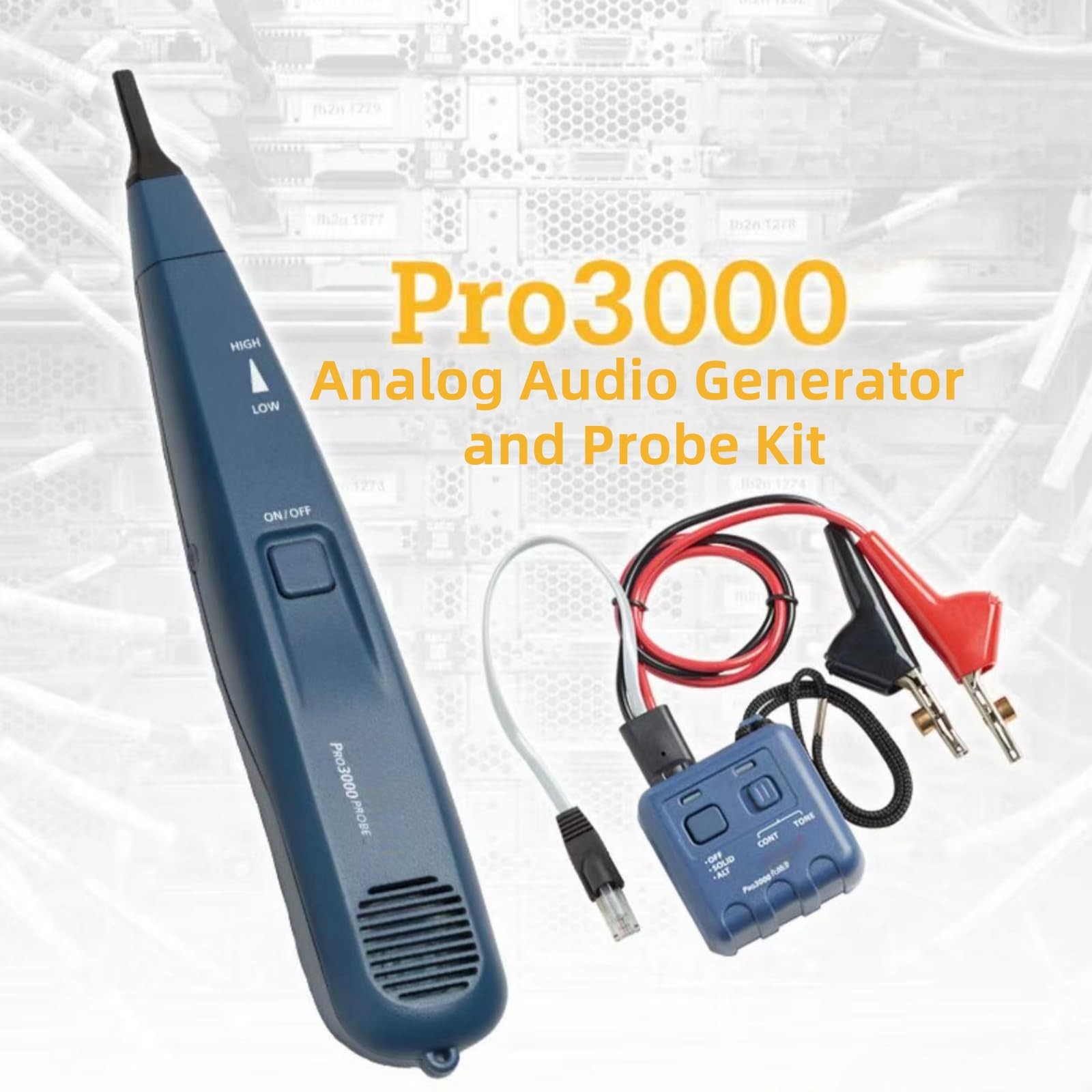 Pro3000 Tone Generator and Probe Kit, Toner blue