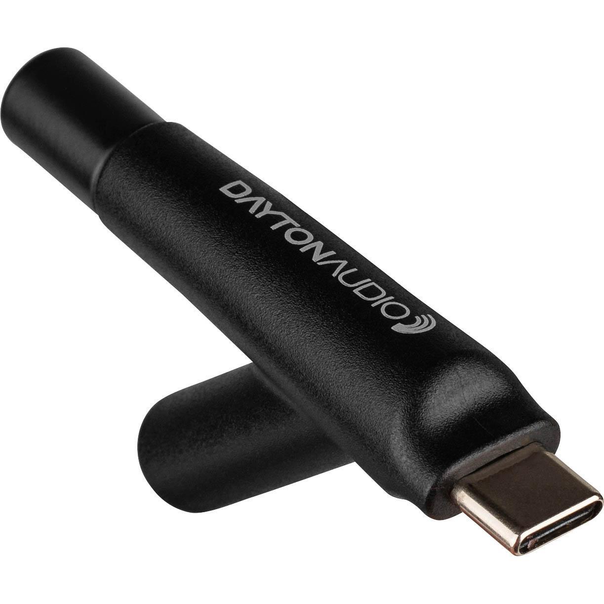 Dayton Audio iMM-6C Calibrated USB-C Measurement Microphone for Apple/ Android