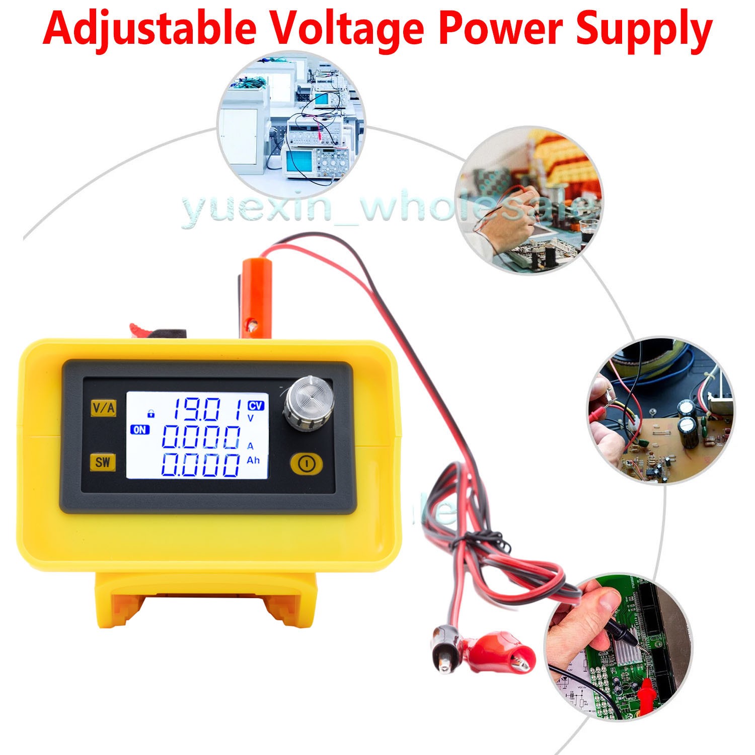 Portable Power Supply Adjustable Voltage For Dewalt 20v Battery Cordless Outdoor