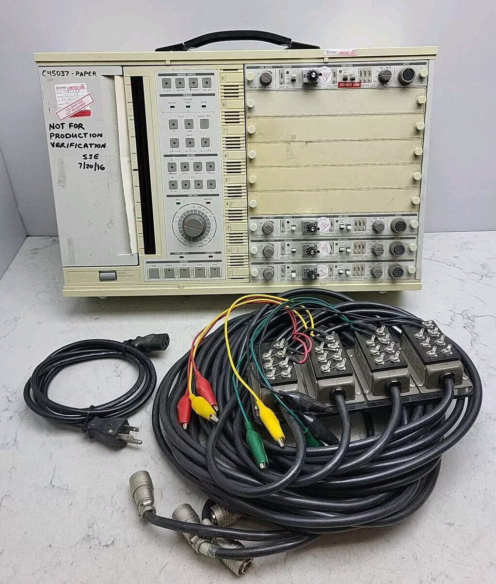 Soltec TA200-938 Portable AC Powered Thermal Array Recorder w/ Kyowa DB-120 Box