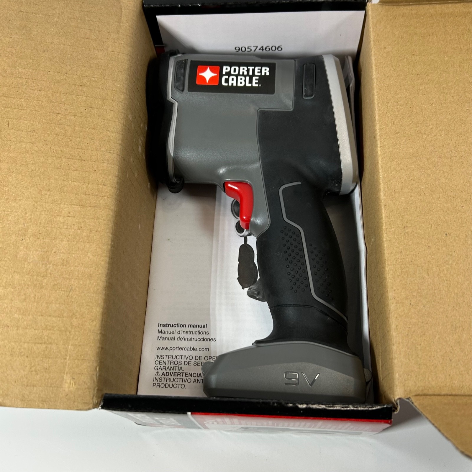 Porter Cable 9V Cordless Infrared Thermometer PCC582B in Original Box