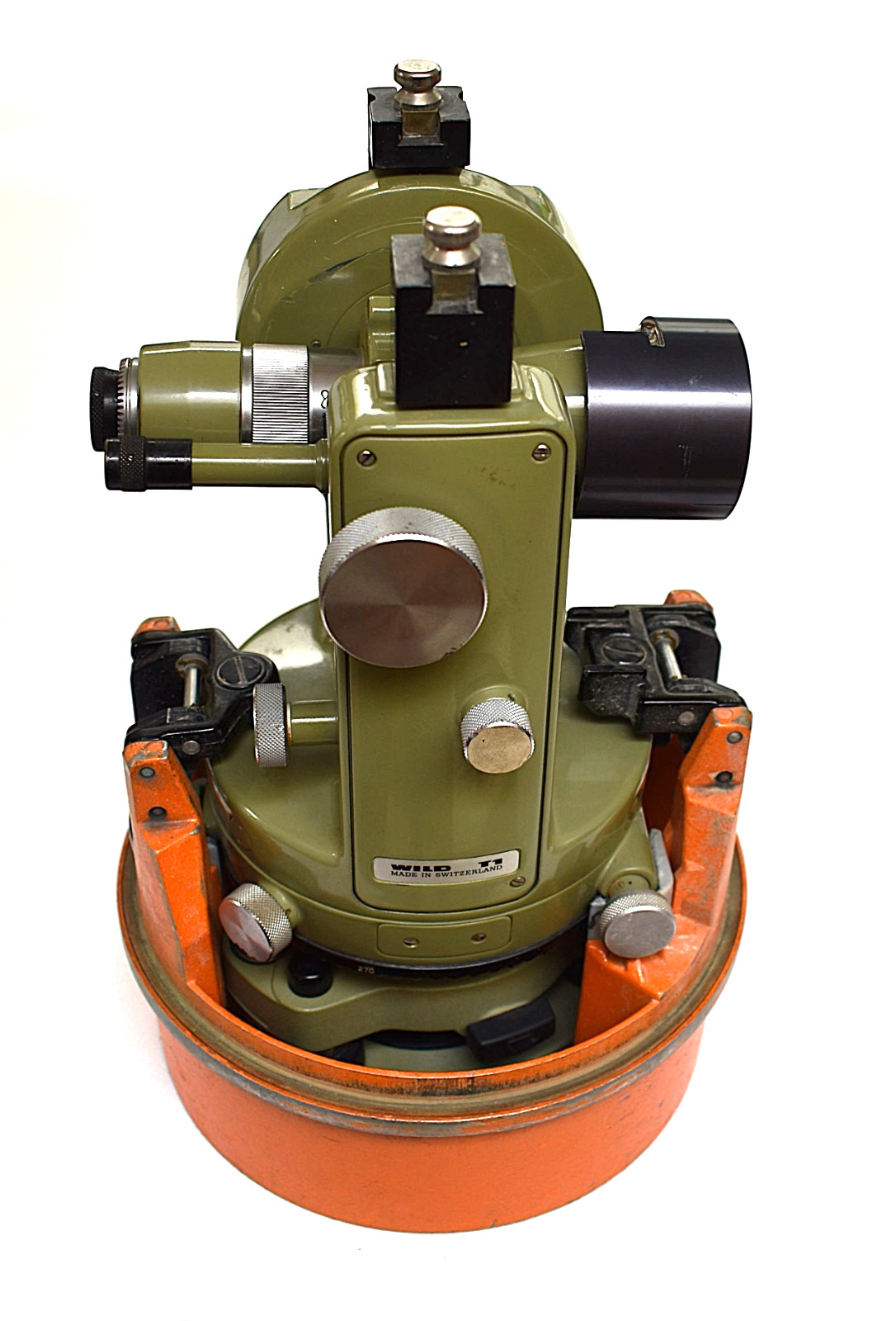 Wild Heerbrugg Theodolite T1 Survey Instrument w/Travel Case Switzerland