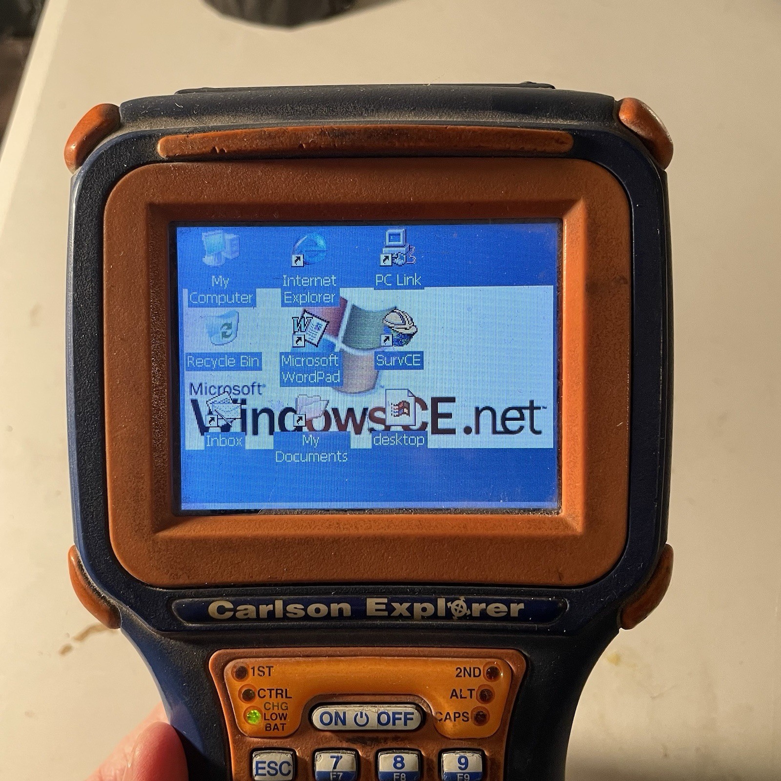 Carlson Explorer II Data Collector Surveying Handheld P/N 112183 For Parts Read