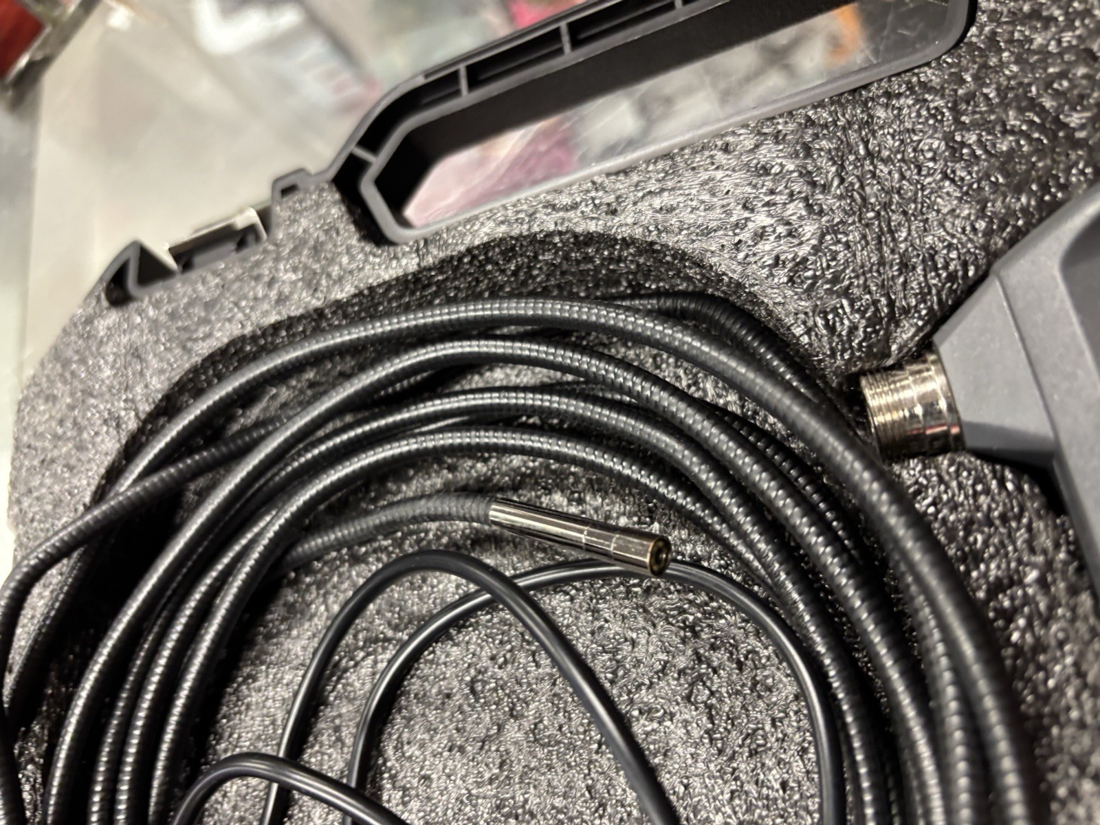 Teslong NTS150 Digital Endoscope Inspection Camera LCD Display Semi-Rigid Case