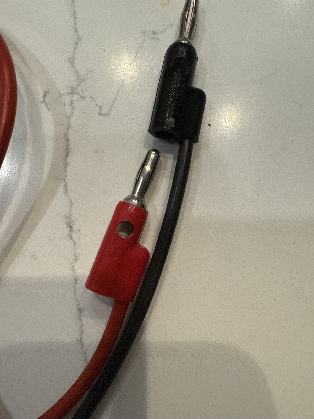 Pomona B-36 & B-12 Stacking Banana Plug Patch Cord, Red & Black, 36in/16in Used