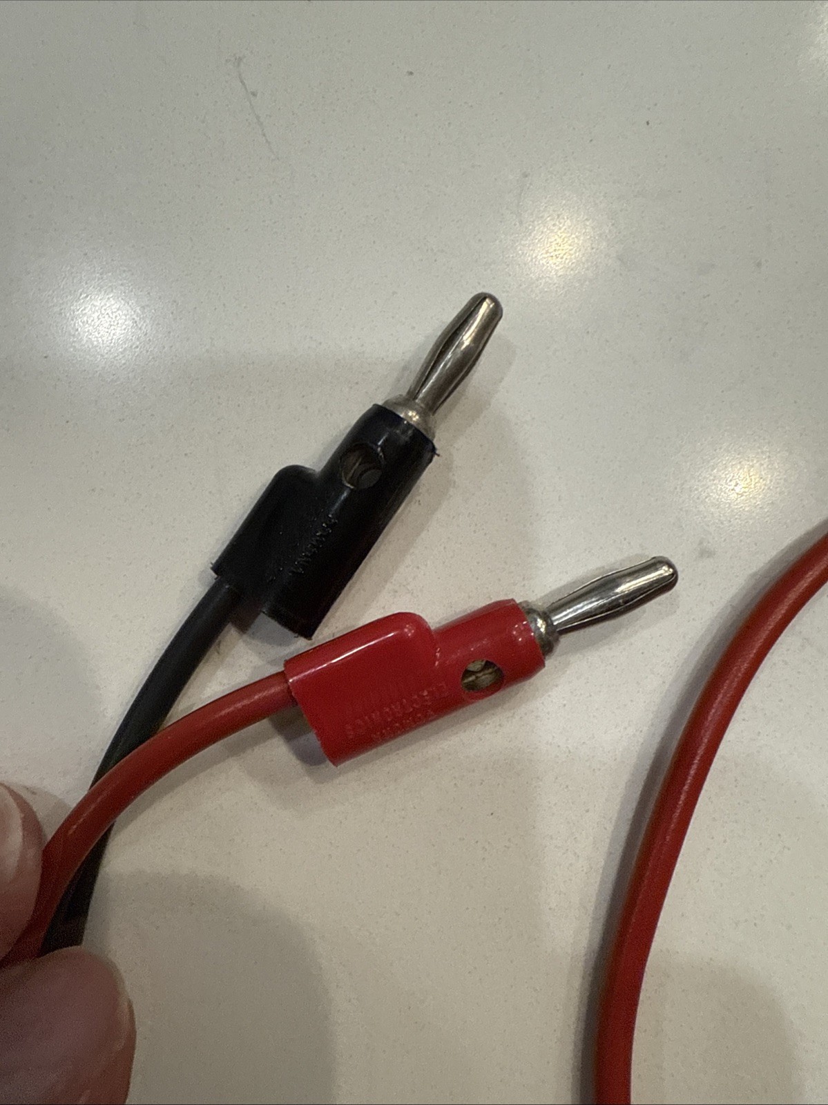 Pomona B-36 & B-12 Stacking Banana Plug Patch Cord, Red & Black, 36in/16in Used