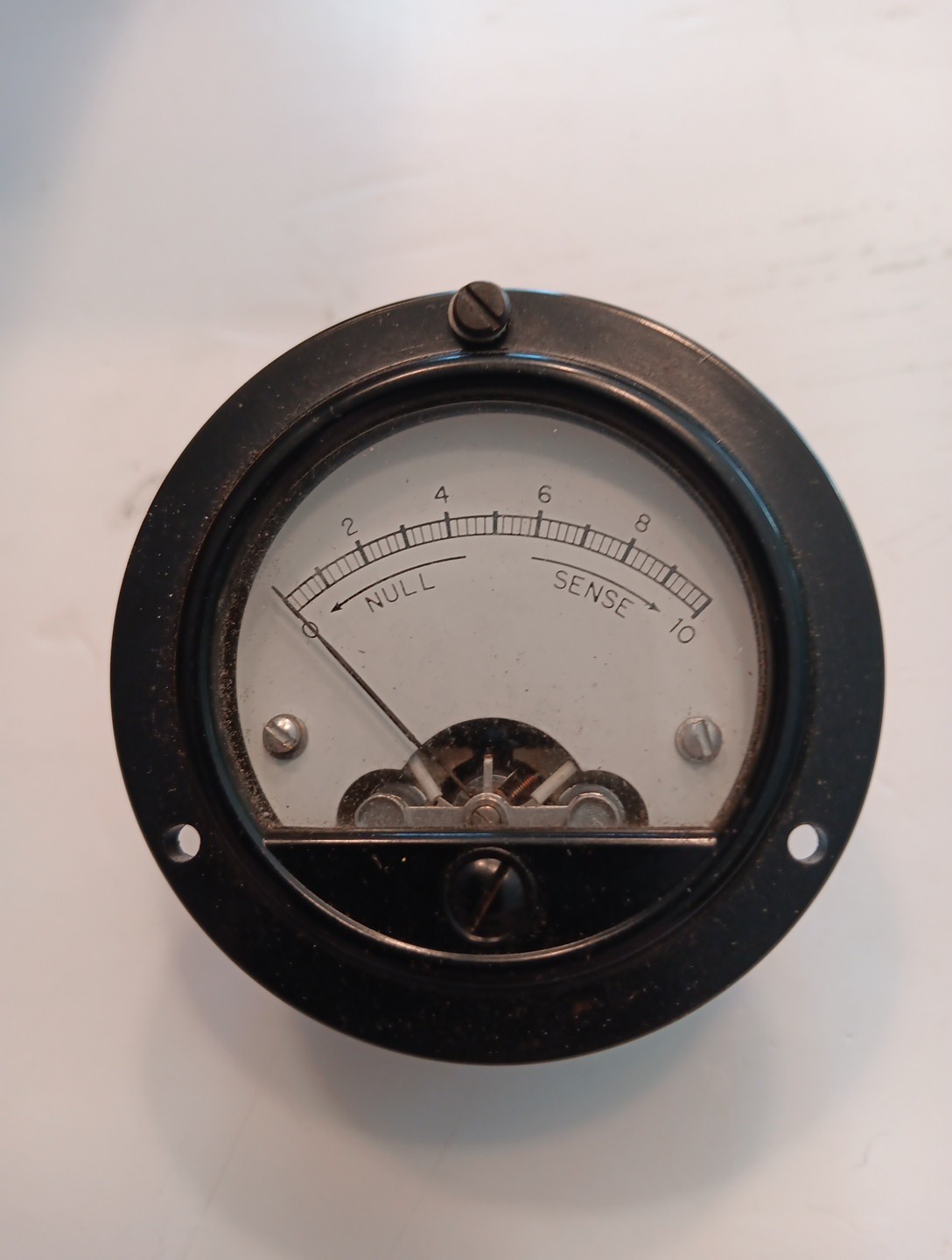 Vintage Gauge, Unbranded, Null/Sense, Round, 2.5″, Untested As Is, Steampunk?#3
