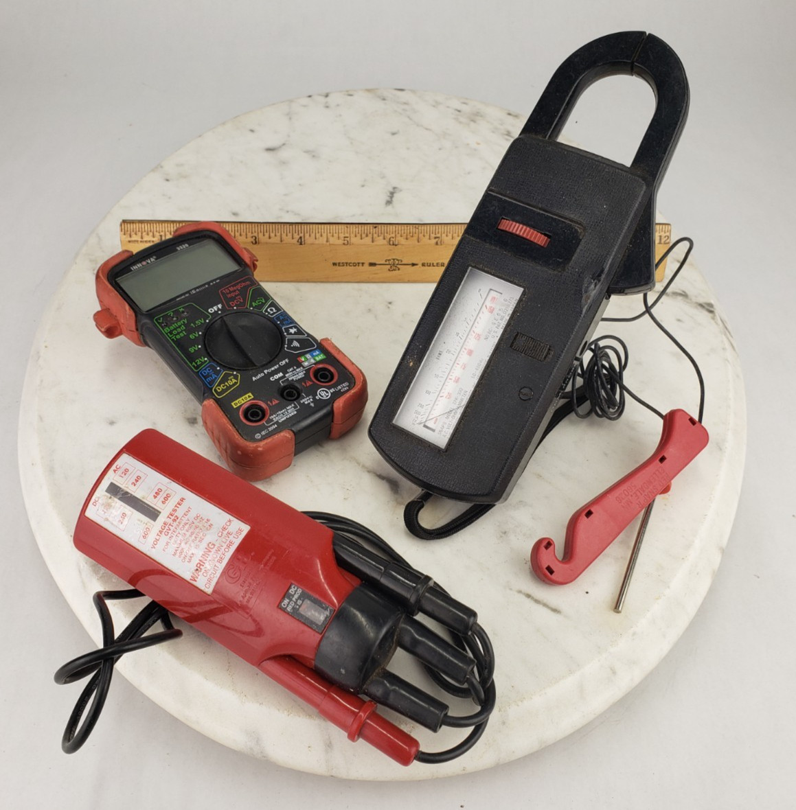 3x Digital Multimeter – Innova 3320 GVT-92 Snap-8 SPR-300 Auto-Range Test Leads