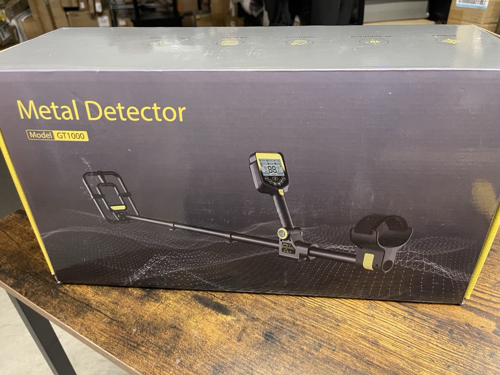 Metal Detector Waterproof – 2000mAh Chargeable Professional Cordless