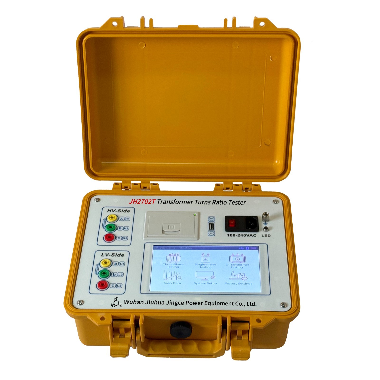 JH2702T Transformer Turns Ratio Tester With English/Spanish/French/Portuguese