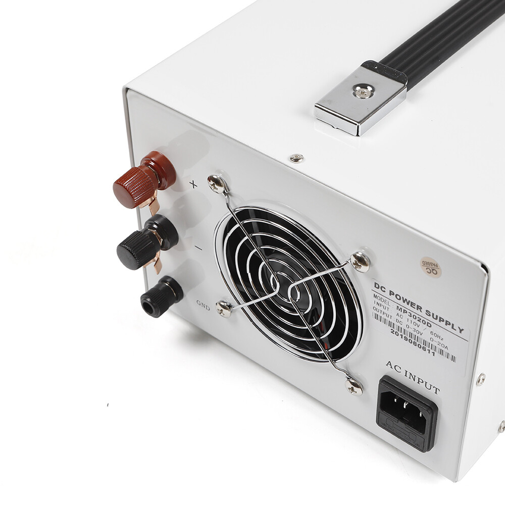 0-20A 0-30V Benchtop Lab DC Regulated Power Supply Variable Test Power Source