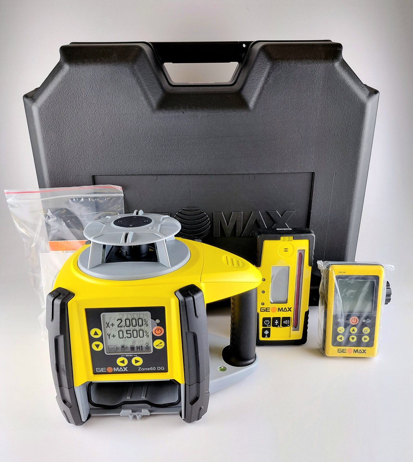 Geomax Zone60 DG Fully-Automatic Dual Grade Laser, New Unit