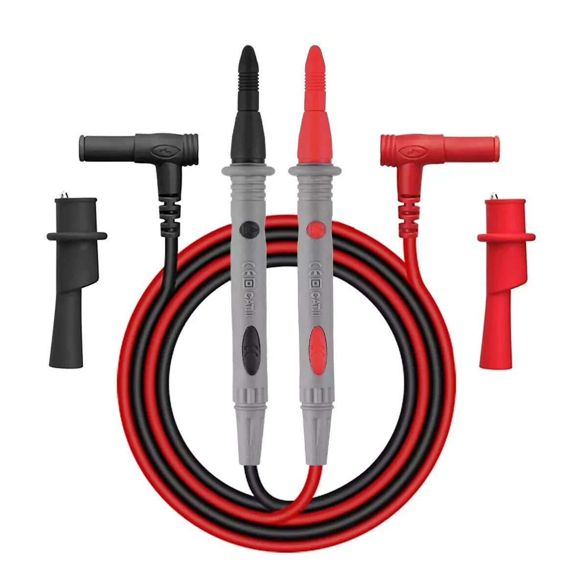 Multimeter Test Leads for Fluke Meter Electrical Alligator Clip Probes 1000V 20A