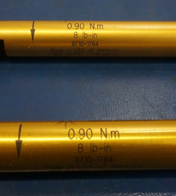 Lot of 2 – HP – Agilent – Keysight 8710-1764 Torque Wrench 8 in–lb