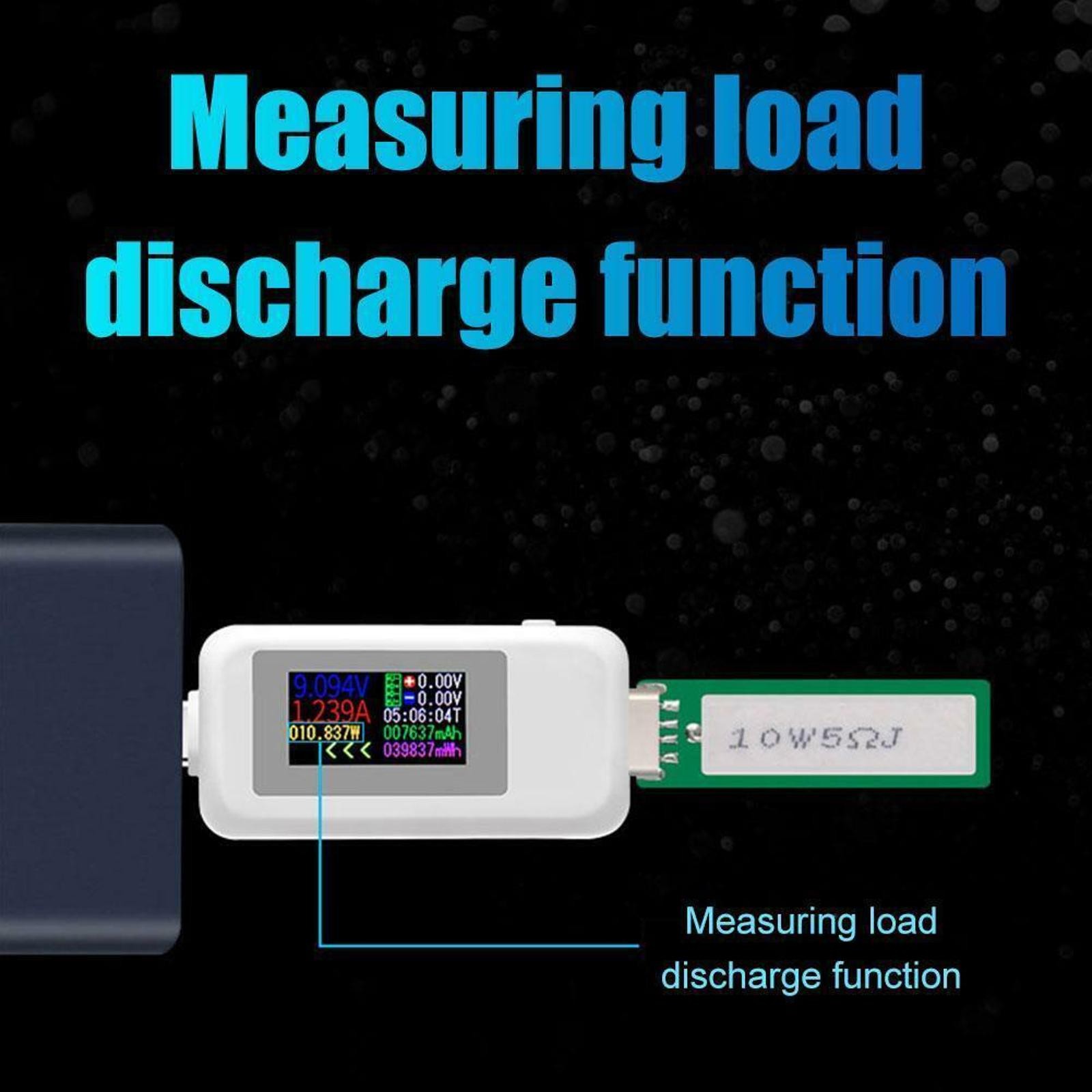 10 in 1 USB Type C Bi-directional Tester DC Voltage Current Capacity Meter