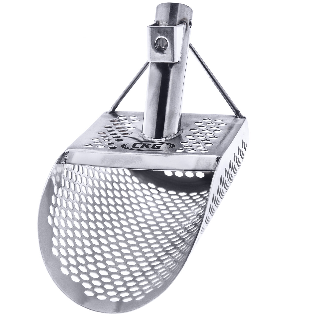 CKG Sand Scoop Metal Detecting Shovel Beach Water Detector Sifting Tool Handle