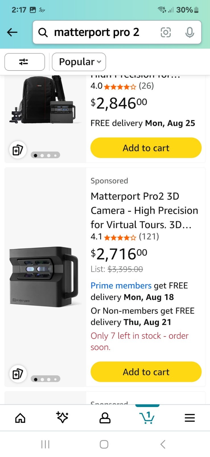 Matterport Pro MC200 3D Camera With Accessories.