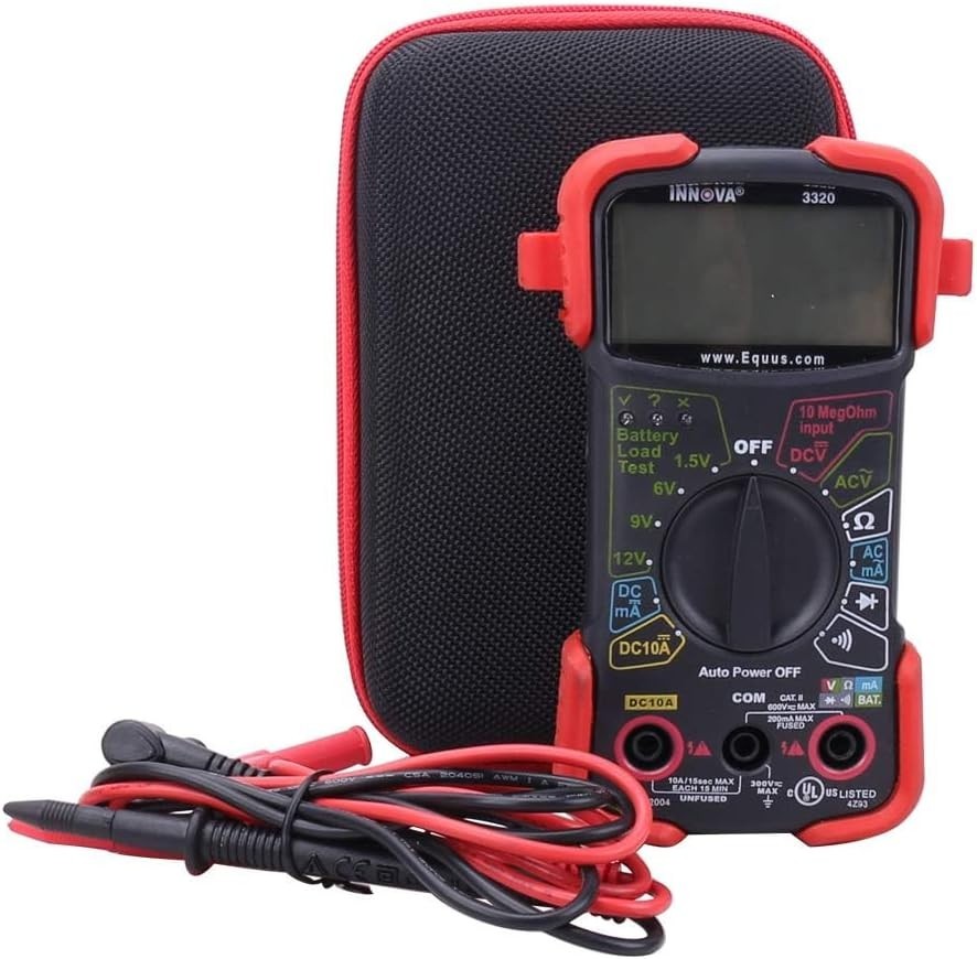 Crush Resistant Hard Case for INNOVA Digital Multimeter – Compact & Lightweight