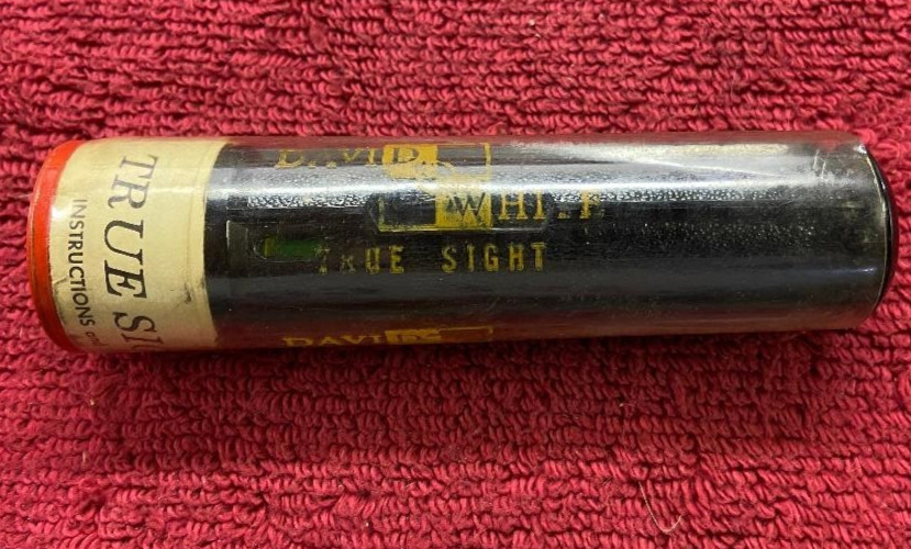 Vntg David White Hand Held True Sight Level Scope Engineering Land Surveyor B41