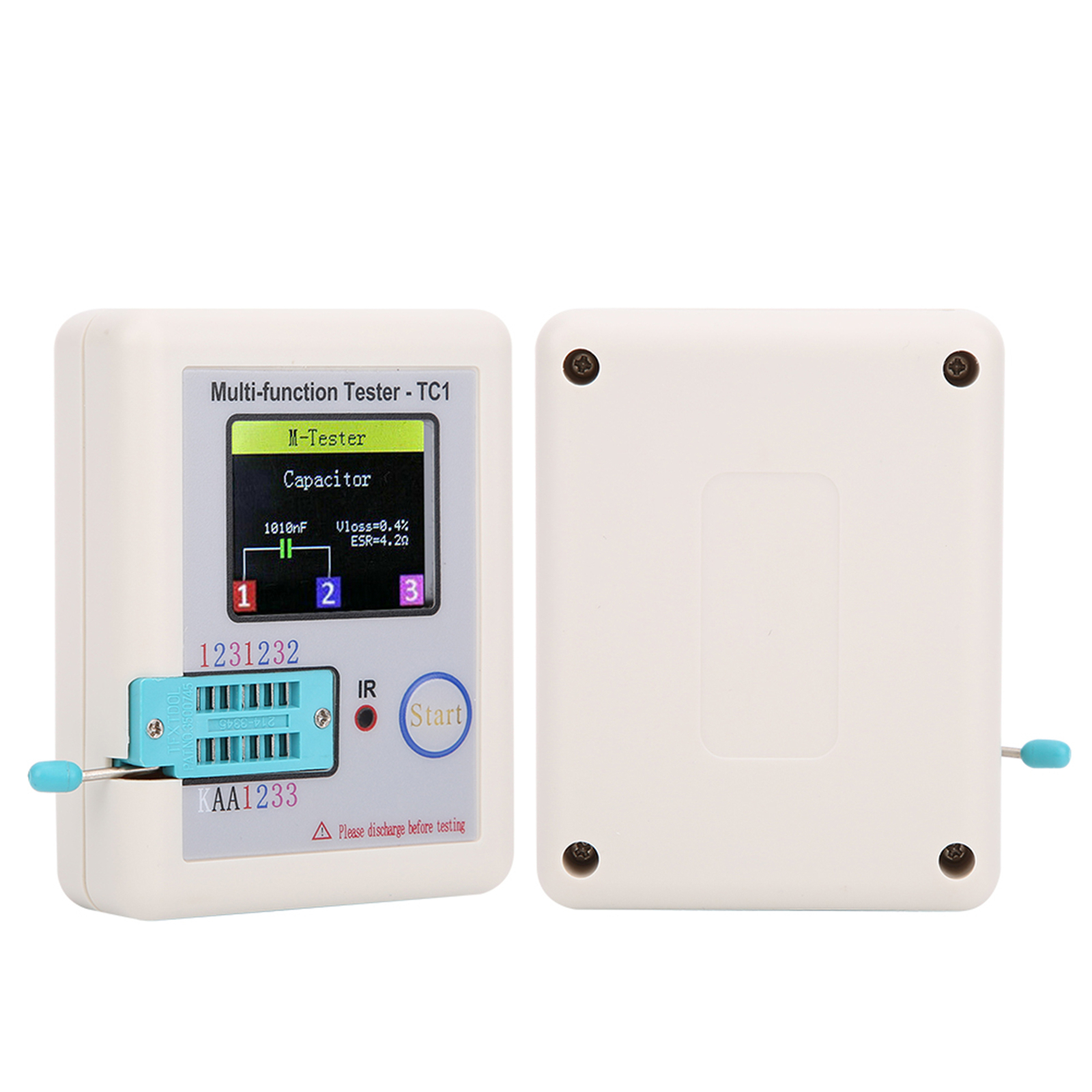 Multi-function Transistor Tester 3.5in TFT Screen LCR TC1 For Capacitor Diodes