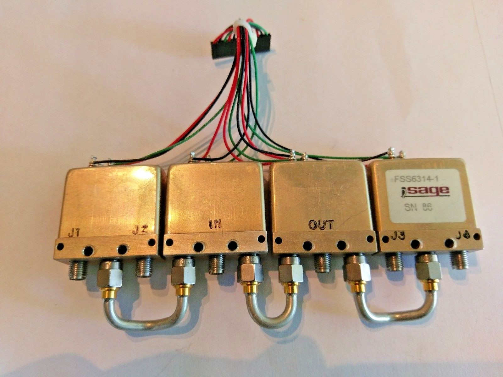 Sage FSS6314-1 Relay Semi-rigid Coax SMA 18-26.5 GHz Spectrum Microwave 119-4519
