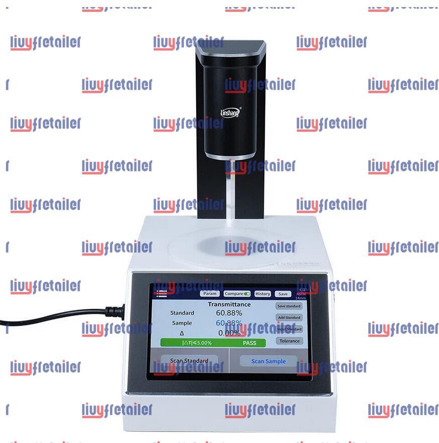 Digital Haze Meter Liquid Color Difference Glass Film Transmittance Tester LS155