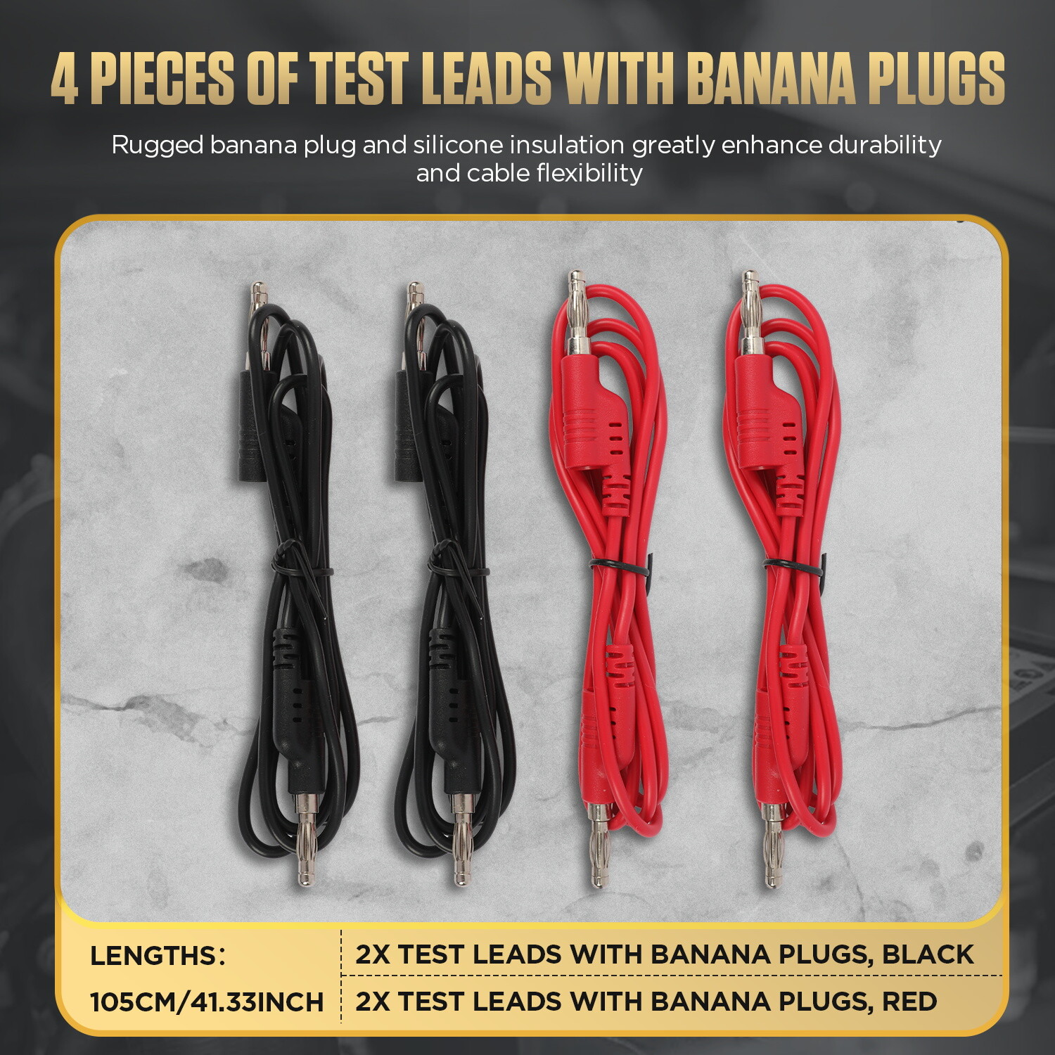 68PCS Multimeter Test Leads Kit Automotive Electrical Circuit Test Diagnostic