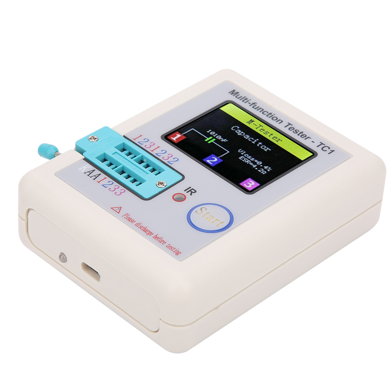 Multi-function Transistor Tester 3.5in TFT Screen LCR TC1 For Capacitor Diodes