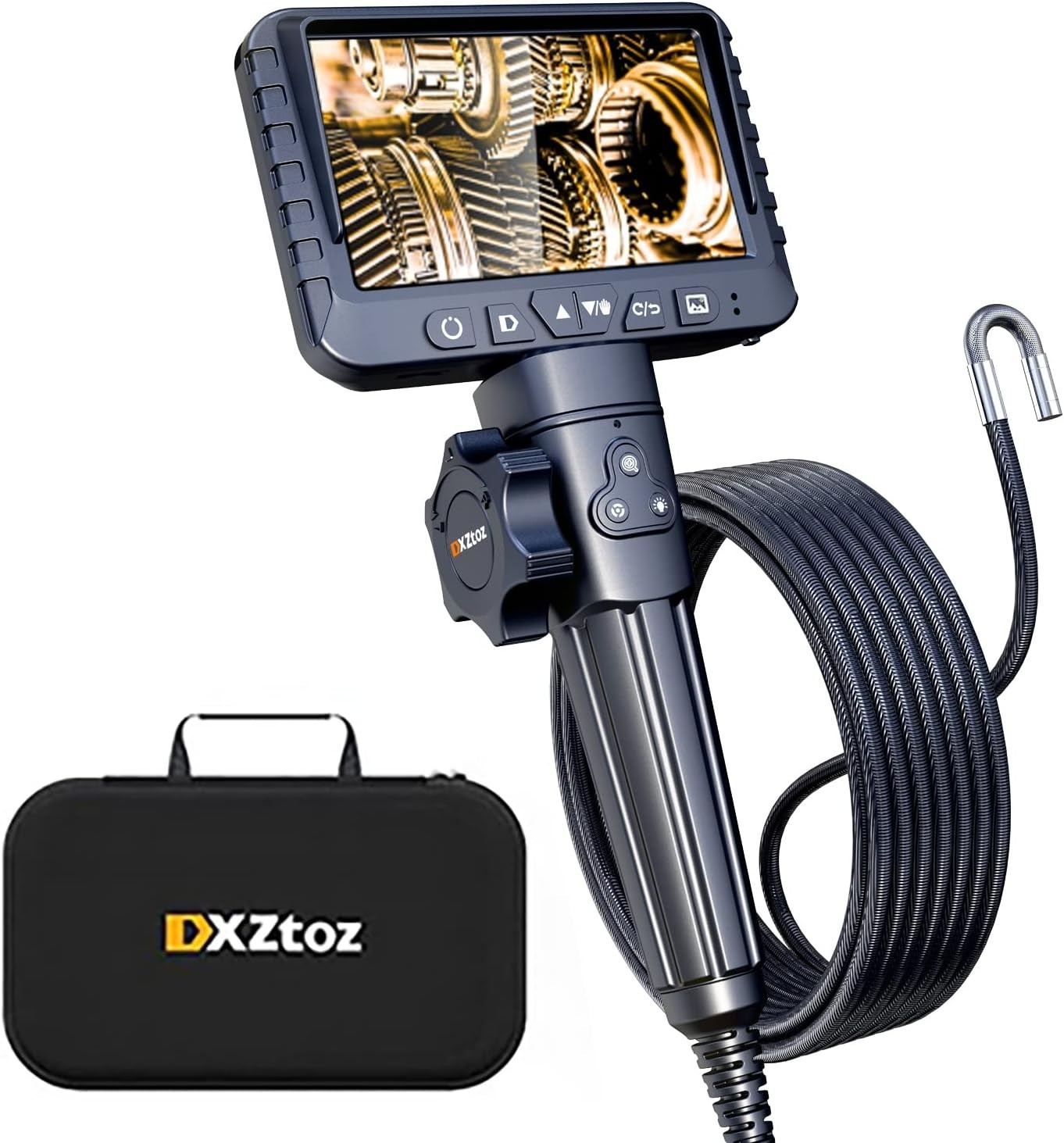 Versatile 10FT Industrial Borescope Camera – Autofocus & 8X Zoom, Waterproof