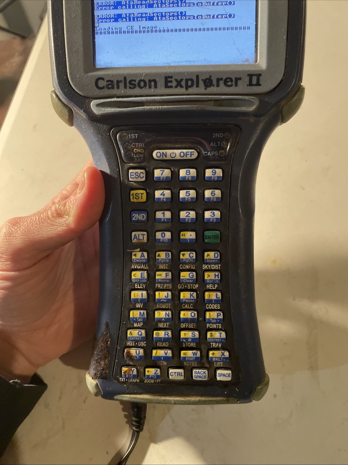 Carlson Explorer II Data Collector Surveying Handheld 112378 – UNIT ONLY