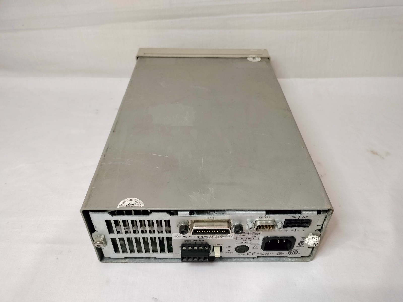 HP Agilent 6612C System DC Power Supply 0-20V/0-2A Made in Malaysia