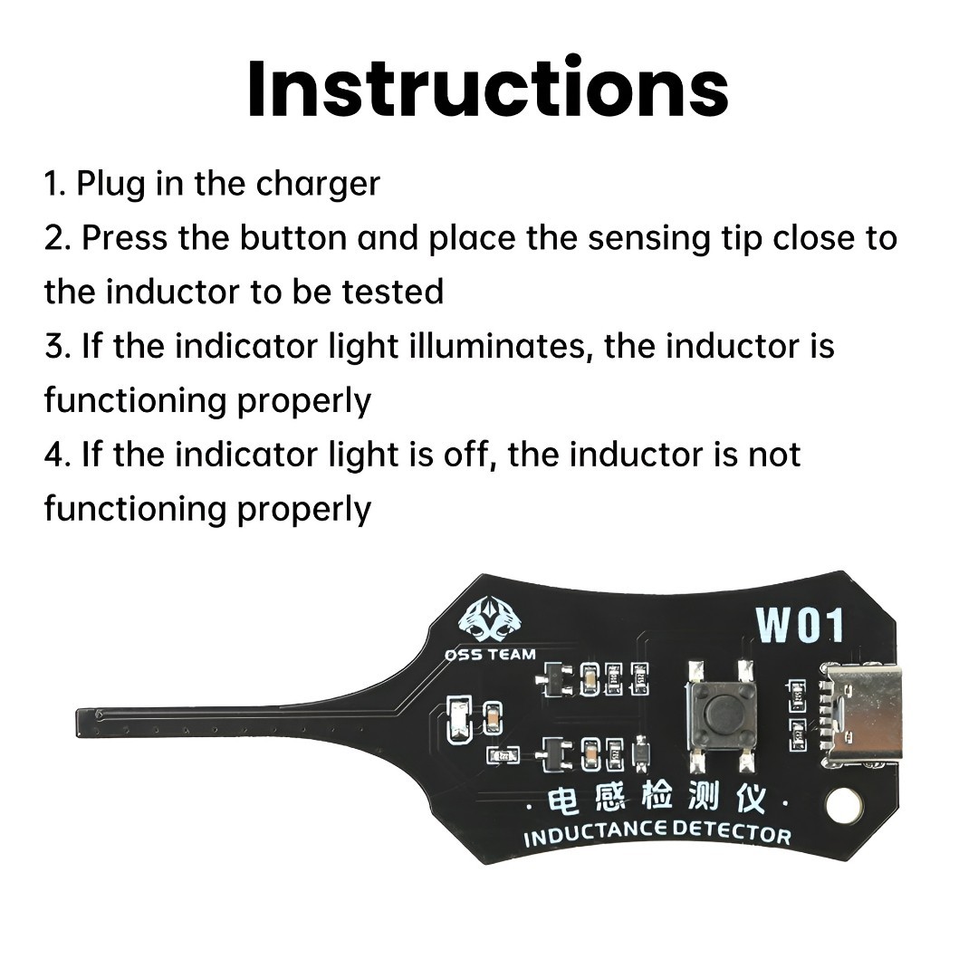 Universal Inductance Tester W01 Inductor Detectors With Compactly Construction