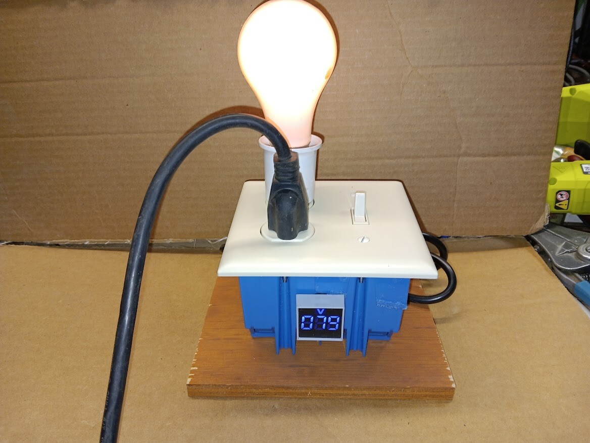 Dim Bulb Tester for Amplifiers current limiter *INCLUDING 100W bulb & METER*