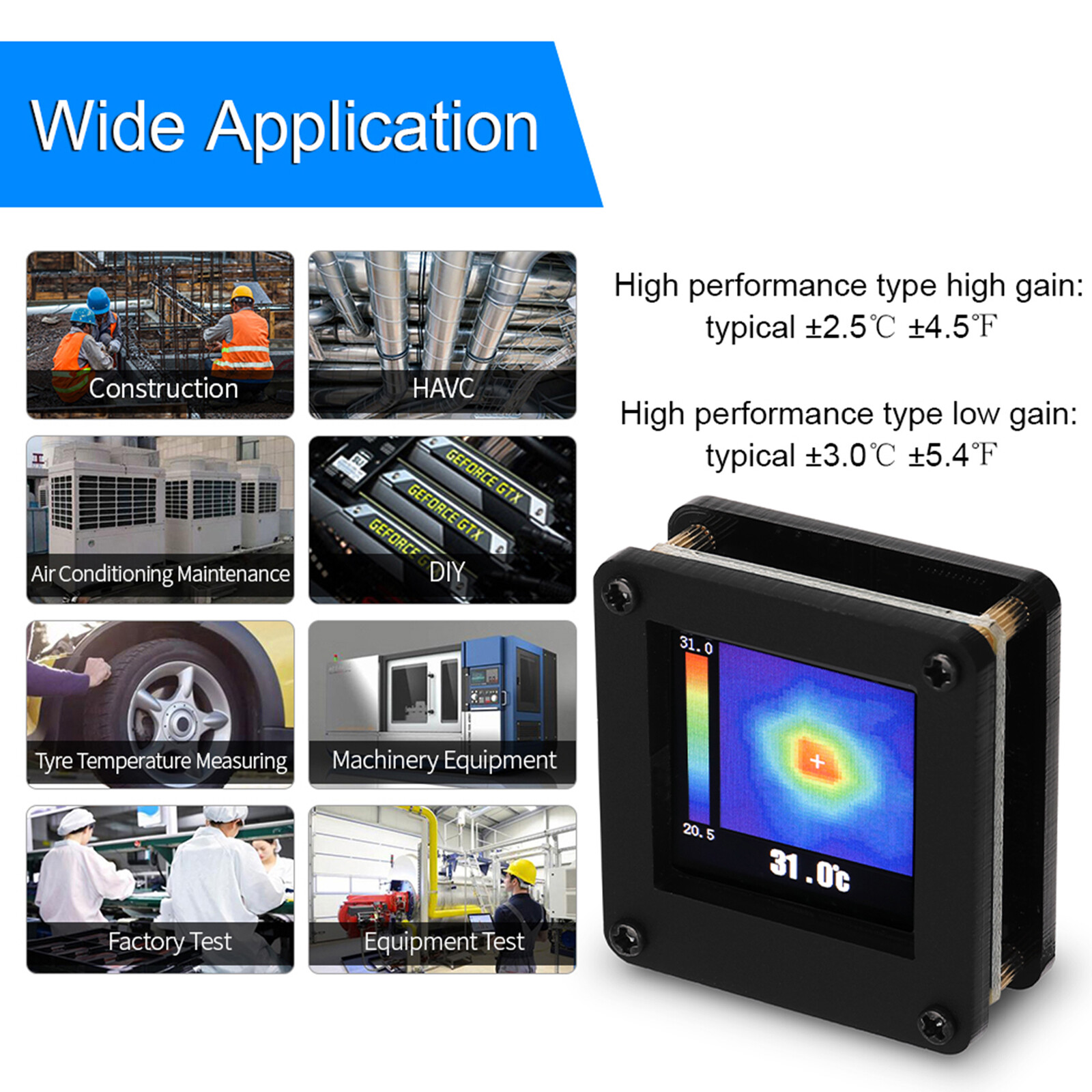 Resolution Infrared Array Thermal Camera Imager Module Kit S2J6