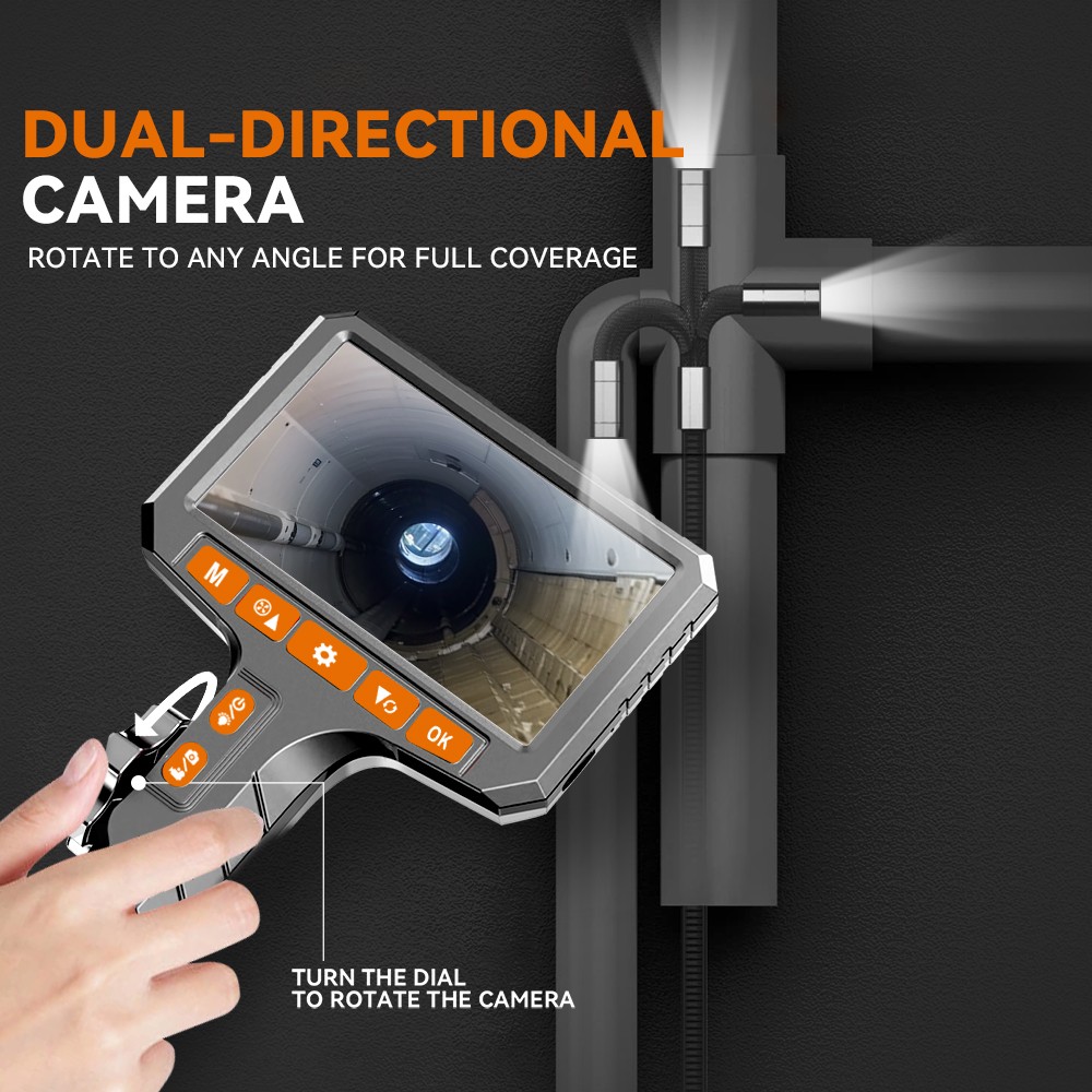 SALE Two-Way 210° Inspection Borescope Endoscope Camera 3.3ft Semi Rigid RALCAM