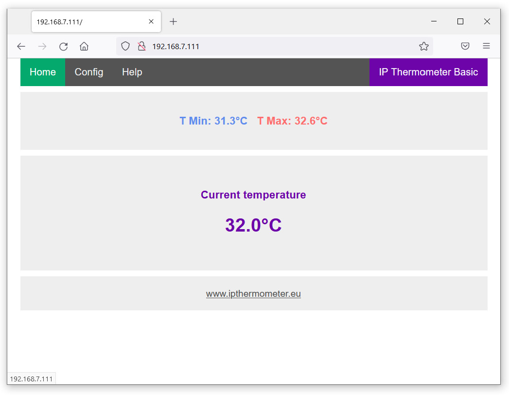 Remote Ethernet Thermometer (EU Seller) Fast delivery