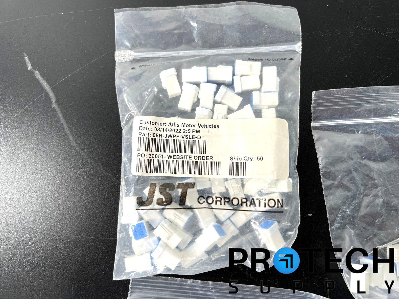 Lot of JST 06R-JWPF-VSLE-D / 08R-JWPF-VS 8 / 6 Rectangular Connectors