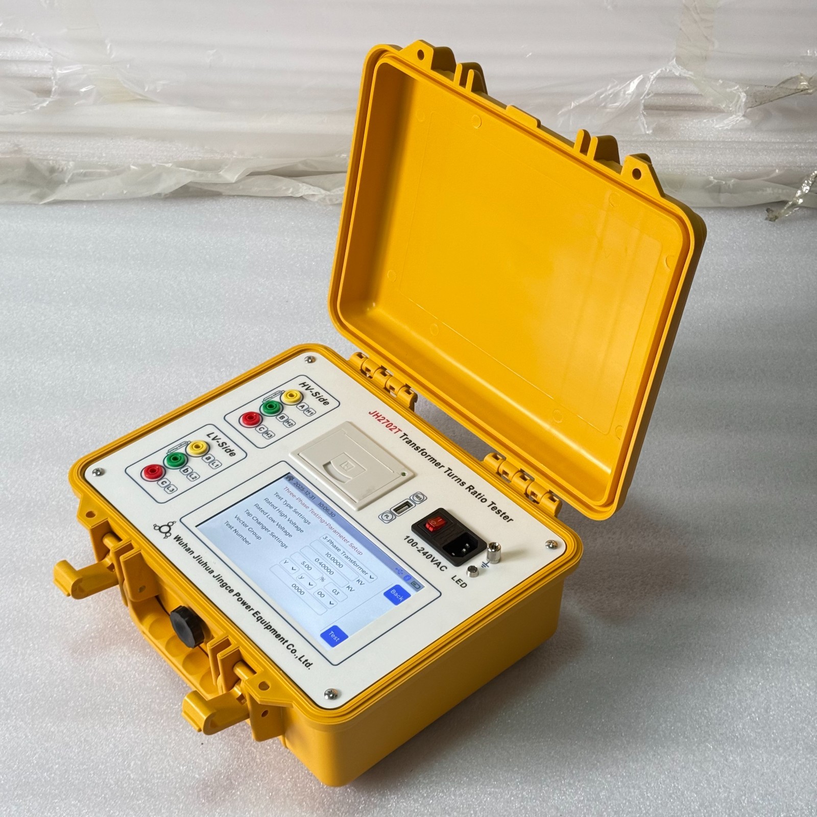 JH2702T Transformer Turns Ratio Tester With English/Spanish/French/Portuguese