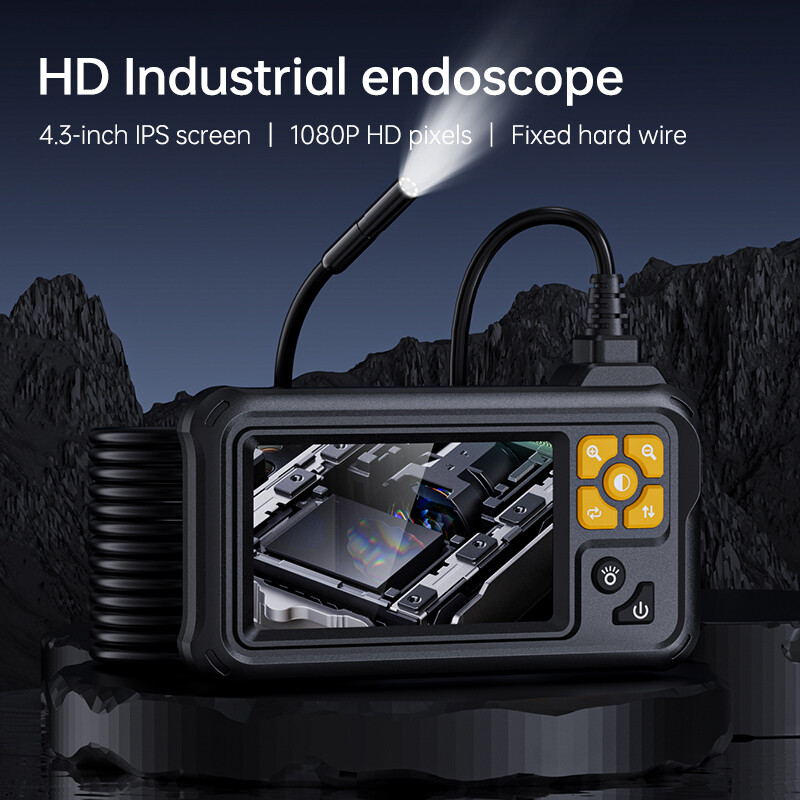 IP67 Waterproof Inspection Camera 4.3 Inch 1080P 8LED Light 1M Cable Industrial