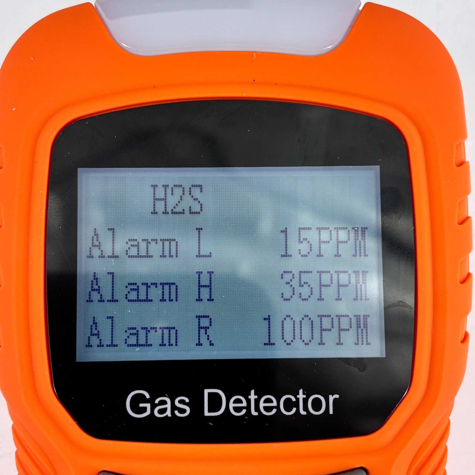 Voice Type Multifunctional Gas Detector with Case – Orange